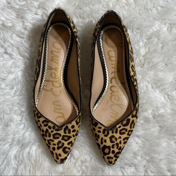 Sam Edelman Calf Hair? Animal Print Flats - Picture 6 of 9